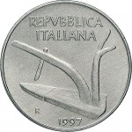 2206D 10 lire 1997 Spighe Roma Italma