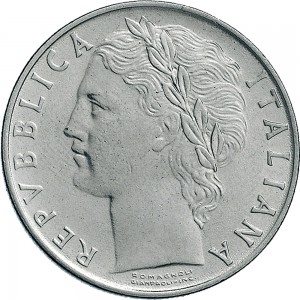 1953D 100 lire 1956 Minerva 1° tipo Roma Acmonital