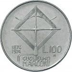1994R 100 lire 1974 Guglielmo Marconi Roma Acmonital