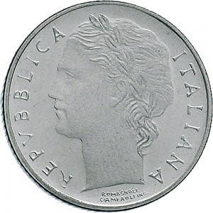1997R 100 lire 1990 Minerva 2° tipo Roma Acmonital