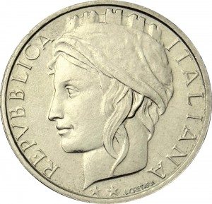 2560D 100 lire 1993 Italia turrita 2° tipo Roma Cupronichel
