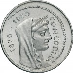 1764D 1.000 lire 1970 Pavimentazione Roma Argento