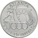 2510R 1.000 lire 1996 XXVI Olimpiade di Atlanta Roma Argento