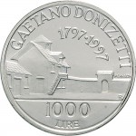 2520R 1.000 lire 1997 Gaetano Donizetti Roma Argento