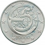 2502R 10.000 lire 1995 Conferenza di Messina Roma Argento