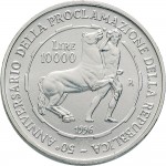 2514R 10.000 lire 1996 Proclamazione della Repubblica Roma Argento