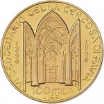 2384R 100.000 lire 1996 Certosa di Pavia Roma Oro