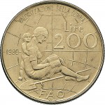 1934R 200 lire 1980 Maria Montessori Roma Bronzital