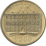 1938R 200 lire 1990 Palazzo Spada Roma Bronzital