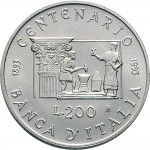 2488R 200 lire 1993 Banca d