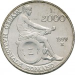 2534R 2.000 lire 1999 Museo nazionale romano Roma Argento