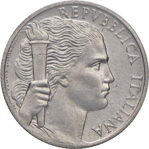 1876D 5 lire 1946 Ramo di vite Roma Alluminio