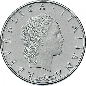 2068D 50 lire 1990 Vulcano 2° tipo Roma Acmonital