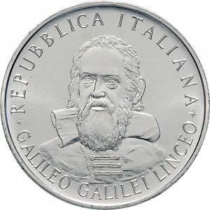 2399R 500 lire 1982 Galileo Galilei Linceo Roma Argento