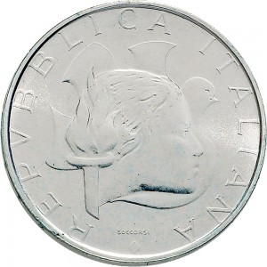 2404D 500 lire 1984 XXIII Olimpiade di Los Angeles Roma Argento