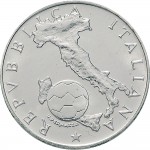 2412D 500 lire 1986 Mondiali di calcio Messico Roma Argento