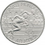 2420R 500 lire 1987 Mondiali di atletica Roma Roma Argento