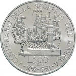 2444R 500 lire 1989 Scoperta dell