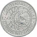 2450R 500 lire 1990 Scoperta dell
