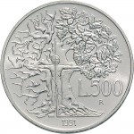 2462R 500 lire 1991 Flora e fauna da salvare 1° tipo Roma Argento