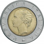 1861D 500 lire 1992 Piazza del Quirinale Roma Acmonital e Bronzital