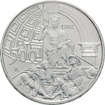 2476R 500 lire 1992 Piero della Francesca Roma Argento