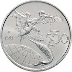 2480R 500 lire 1993 Flora e fauna da salvare 3° tipo Roma Argento