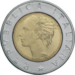 1892D 500 lire 1993 Monogramma Banca d