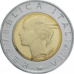 1896D 500 lire 1996 Palazzo ISTAT Roma Acmonital e Bronzital