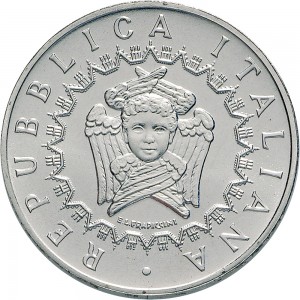 2492D 5.000 lire 1993 Università di Pisa 2° tipo Roma Argento