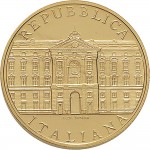 2395D 50.000 lire 2001 Reggia di Caserta Roma Oro