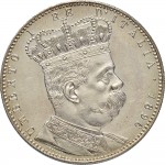 1692D Tallero da 5 lire 1896 Aquila spiegata Roma Argento