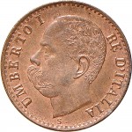 1310RD 1 centesimo 1897 Valore entro semicorona di alloro e quercia Roma Rame