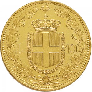 1244R 100 lire 1880 Scudo sannitico 1° tipo Roma Oro