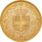 1248R 100 lire 1891 Scudo sannitico 2° tipo Roma Oro