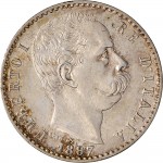 1279D 2 lire 1897 Scudo sannitico 2° tipo Roma Argento