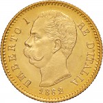 1256D 20 lire 1882 Scudo sannitico Roma Oro