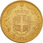 1261R 20 lire 1885 Scudo sannitico Roma Oro