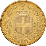 1266R 20 lire 1890 Scudo sannitico Roma Oro