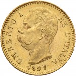 1269D 20 lire 1897 Scudo sannitico Roma Oro