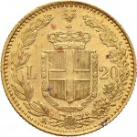 1269R 20 lire 1897 Scudo sannitico Roma Oro
