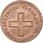 635D 2 denari 1780 Nodo di Savoia Torino Rame