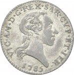 599D 2,6 soldi 1785 Aquila spiegata Torino Mistura di argento