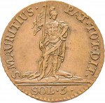 588R 5 soldi 1794 San Maurizio Torino Rame