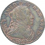 590D 5 soldi 1796 San Maurizio Torino Rame