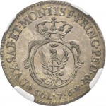 576R 7,6 soldi 1782 Scudo ovale a cartoccio Torino Mistura di argento