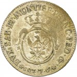 582R 7,6 soldi 1785 Scudo ovale a cartoccio Torino Mistura di argento