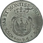 586R 7,6 soldi 1794 Scudo ovale a cartoccio Torino Mistura di argento