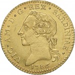 480D Doppia da 4 scudi 1786 Aquila spiegata 2° tipo Torino Oro