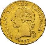 481D Doppia da 4 scudi 1787 Aquila spiegata 2° tipo Torino Oro
